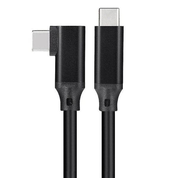 VR-datakaapeli kyynärpää Type-c datakaapeli Usb3.1 Gen 2 kaksoisurosvideoprojektiokaapeli 20 Vr mobiilipelikaapeli Grey braid 2M