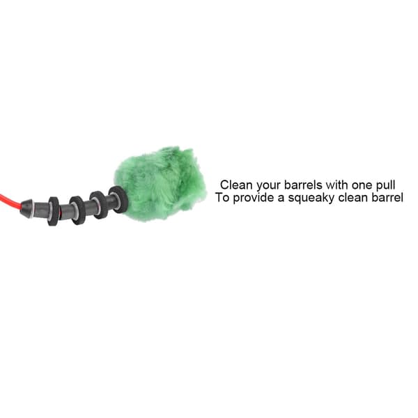 Ull Paintball Fat Dra genom Squeegee Rep Puhdistusnaru Vihreä