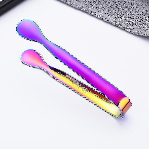 2 stk Food Clip Ice Cube C Tongs Less Steel Rs Tea For Bar Et Kit Favors
