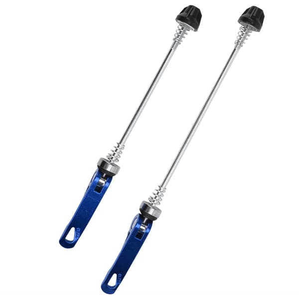 2 stk. Quick Release Spyd til Racercykler og Mountainbikes For og Bag Blå