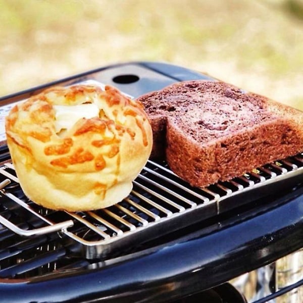 Grill Bbq Grill Net Rustfritt Stål Rack Gitterrist