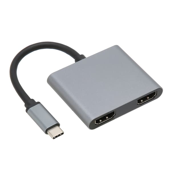 Type C til Dobbelt HD Multimedia Interface Adapter 4K 60hz til OS Tablet Pro Air 2020 2019 2018 til Dell XPS 13 15