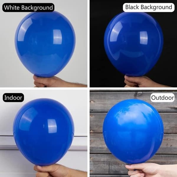 Lateksballonger - Blå - 30 cm - 60 stk - Bursdags- og bryllupsdekorasjoner