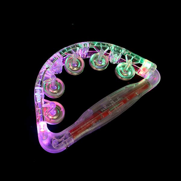 2. LED-musiikkitamburiini, vilkkuva käsi-lyömäsoitin