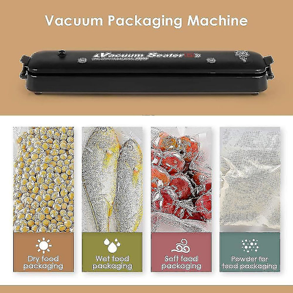 Hhcx-kewer New Electric Vacuum Sealer Bags Sealing Machine Packaing Min Kitchen Sous Vide Product