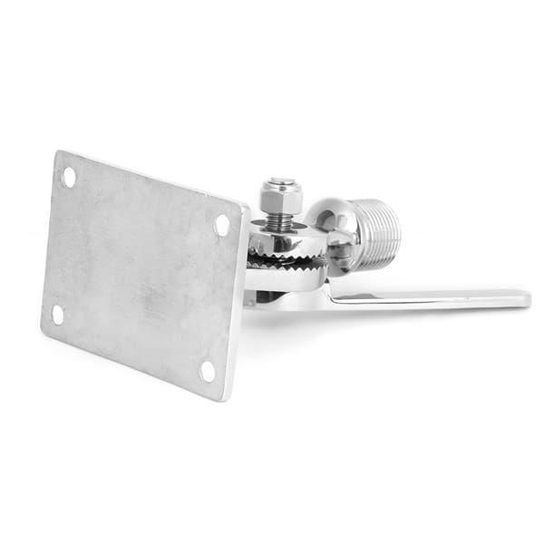 Marine VHF Rustfritt Stål Talkie Antenne Justerbar Base Brakettholder
