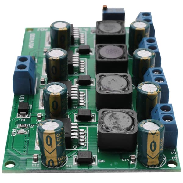 3A 4-kanals multipel switching strømforsyningsmodul 3,3V 5V 12V justerbar udgang DC Step-down