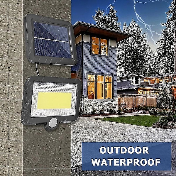 56led Split Solar Induktion Vägglampa Ip65 Vattentät Justerbar Solar Security Flood Lights