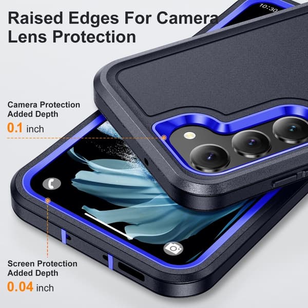 【BQ】Galaxy S25 Plus / S24 Plus Skal Xtreme Shockproof Blå 82