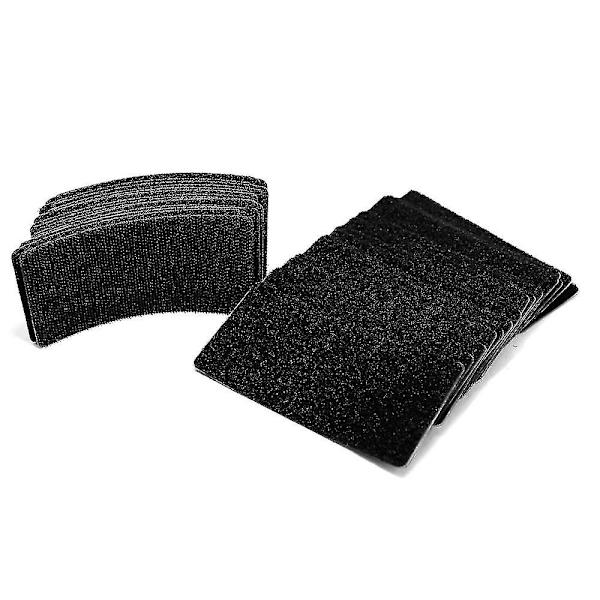 2 X 4 tum - 15 set - Självhäftande fyrkantig krok- och ögletejp - Kraftiga remsor - Sticky Back Fener