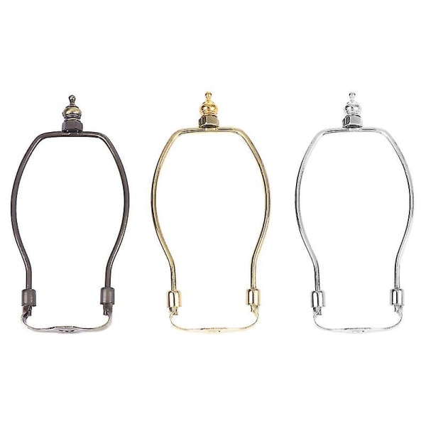 3kpl lampun torvikehyksen lampunvarjostimen kiinnike (6 tuumaa, hopea, kultainen, pronssi)