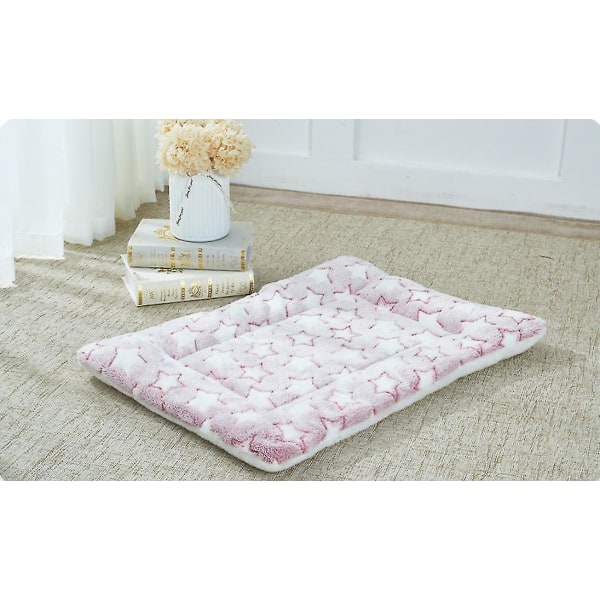 Djur vadderad Madrass Varm Golvmatta Universal Filt Katt och Hund Sittdyna 49*32cm Rosa 49*32cm Pink