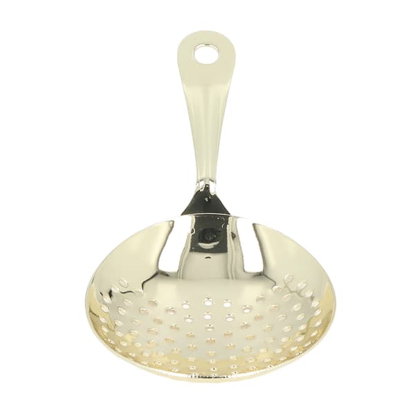 Professionel Cocktail Strainer i Rustfrit Stål Guld Shell Bar Club Restaurant