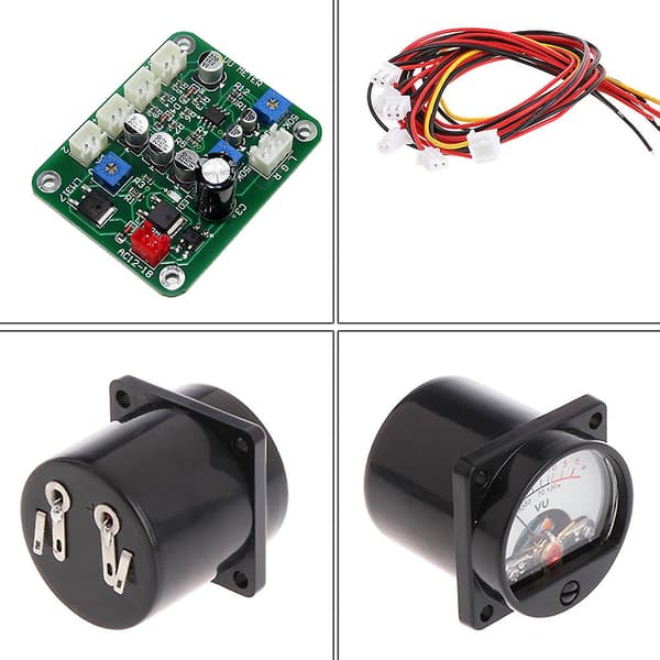 【BQ】Høystabil VU-meter med varm bakgrunnsbelysning Analog VU-panelmeter for opptak
