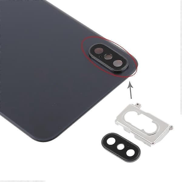 【BQ】Batteri Bagcover Kompatibel med iPhone XS-Perfekt Black