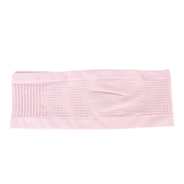 Dold midjeväska stor kapacitet 4 fickor andningsbar elastisk krok rosa M