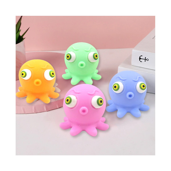 Octopus Doll Dekompressionsleksak Barnleksak Gåva-slumpmässig färg - slumpmässig färg