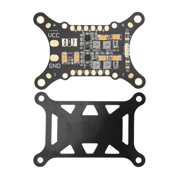 5 i 1 Super Dæmpningsplade 5V 12V BEC Integreret Strømmodul ESC Plade til APM/PX4