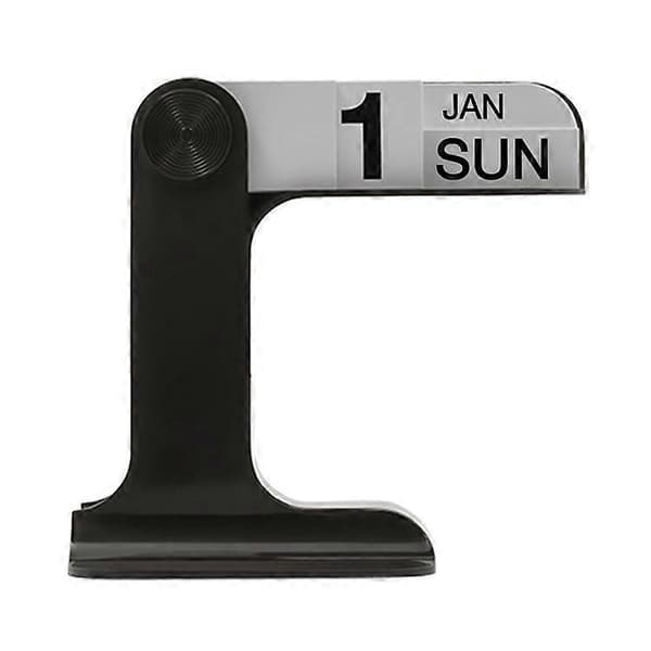 Bordkalender Vendbar Moderne Minimalistisk Stuedekor Daglig Kalender Black
