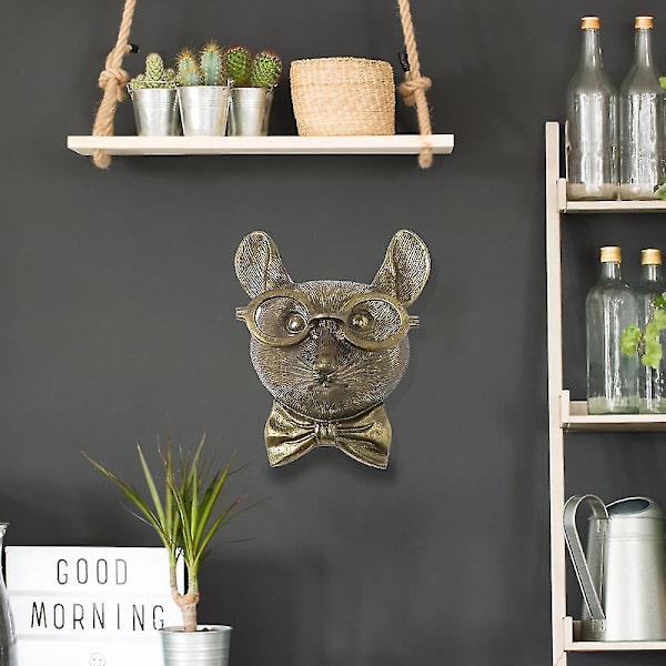 Harpiks Dyr hængende vedhæng Håndværk Vægmonteret Ornament Home Decor D
