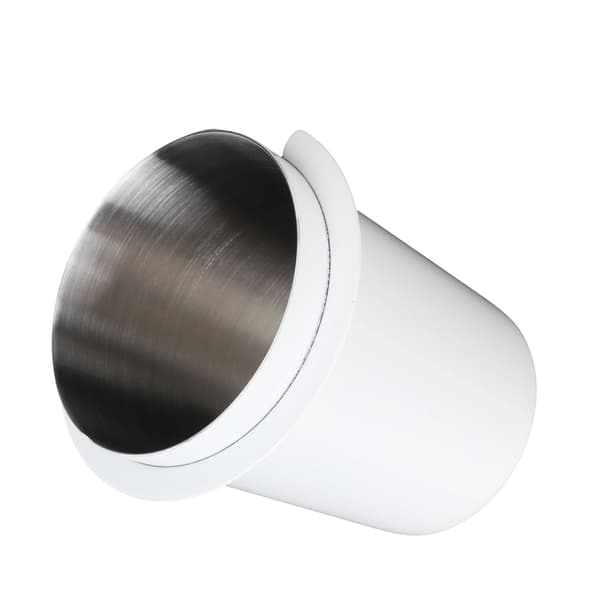 58mm Kaffedosering Kopp Håndtak Verktøy Tilbehør Hvit, Rustfritt Stål