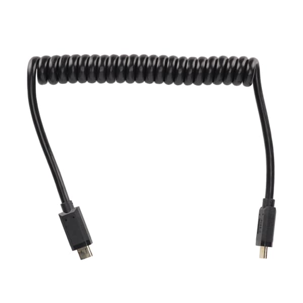USB C-kabel USB C til USB C 14K 60hz 3A Hurtiglading 10Gbps 1,2m Spiraldesign USB C Strømkabel Hann Rett til Hann Rett Plugg