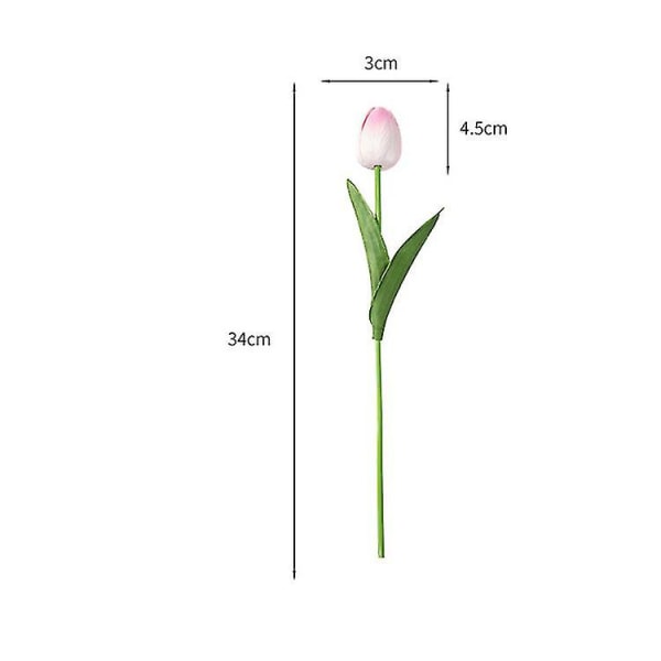 Pu Tulip Simulation Flower Home Decoration A-20pcs