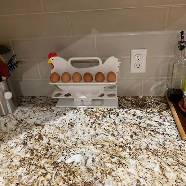 Displayställ för äggförvaring White