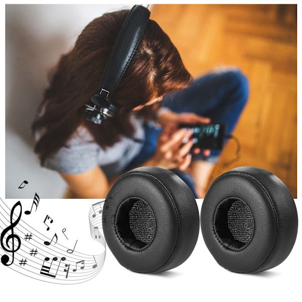 Beats Mixr Udskiftning Bløde Åndbare Skum Ørepuder Sort