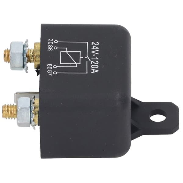 Starter Solenoid Relæ 4 Ben 120A 24V Messingspole Hurtig Motorstart Stærk Strøm