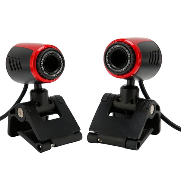 360 graders USB2.0 HD-webkamera med MIC til computer PC Laptop - Perfekt til Skype / MSN