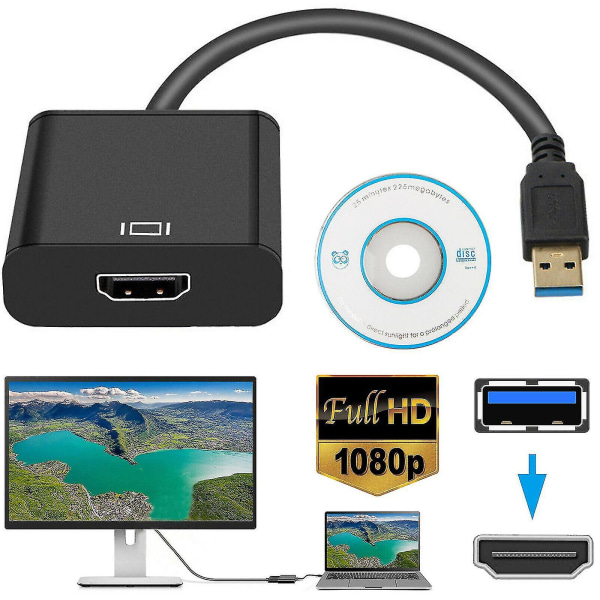 USB till HDMI-omvandlarkabel