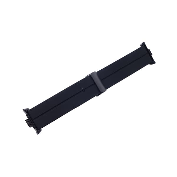 Silikone Magnetisk Foldbar Fleksibel Vandtæt Urrem til Mi Band 8 Pro Sort