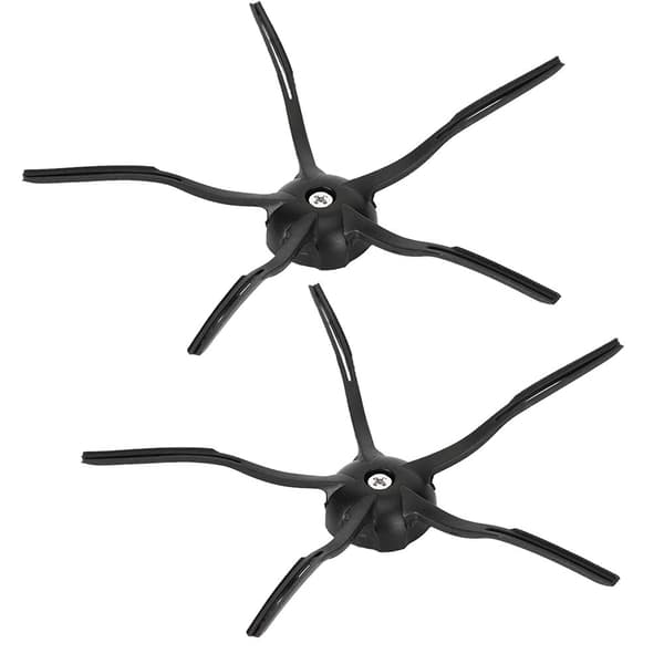 Sidebørsteutskiftningstilbehør for Xiaomi Roborock S6 S5 E35 E2 Svart