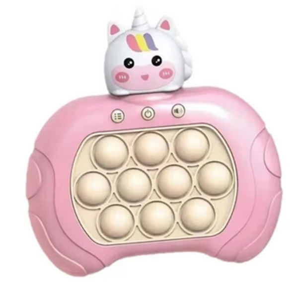 Den nya Unicorn Pop It Game - Pop It Pro Light Up Game Quick Push Fidget