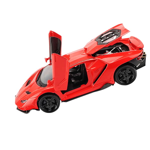1:32 Skala Legering Die-Cast Modelbil Legering Træk Tilbage Legetøjsbil til Børn Børnegave Fødselsdag Rød 3224A