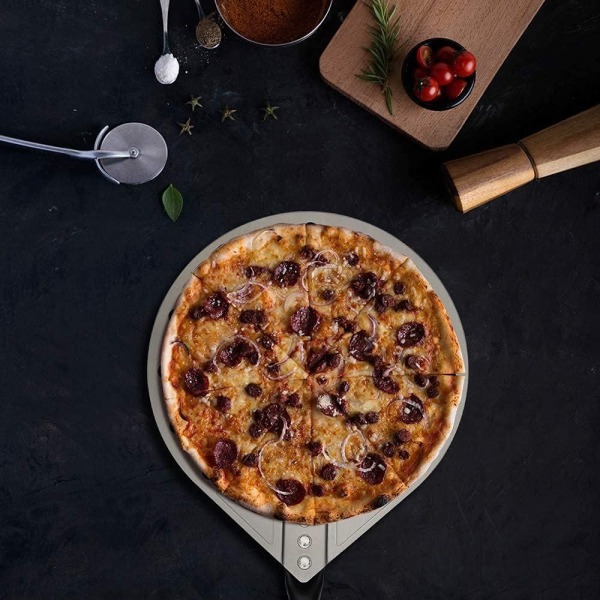 Runda Pizza Peel Slicer Bakverktyg, Pizza Peel för hemlagade pizzabagare