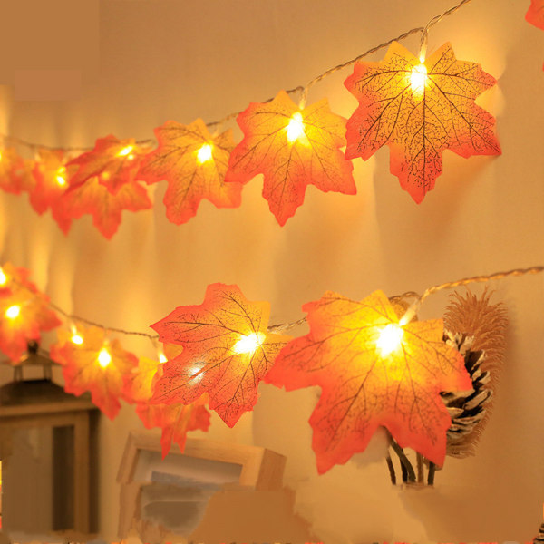 Det nye Maple Leaf Høstdekorasjonslyset 6M 40 LED