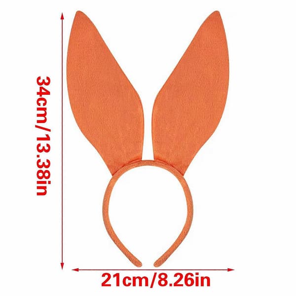 【BQ】Påskehare langøret hårbånd til cosplay og fødselsdagsfester rose red