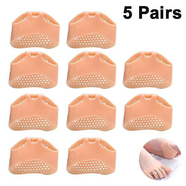 5 par Metatarsal Pads Ball Of Foot Puter Metatarsal Pads for kvinner