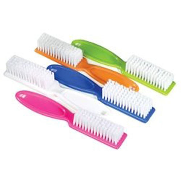 10 stk Pro Nail Scrub Brushes Multicolor