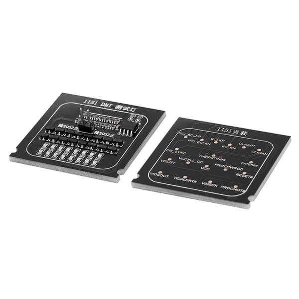 Intel Motherboard Tester med LED-indikator - 2 i 1 testkort til 1151 CPU-stik