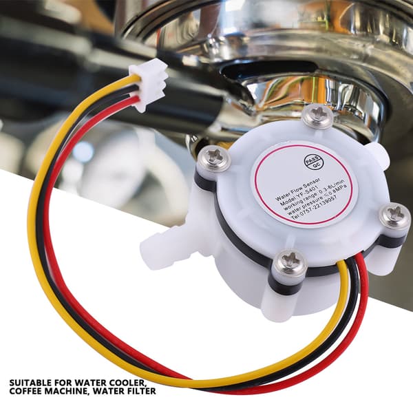 1 stk. Vann Hall Flow Effect Sensor Kontroll Flowmåler med Barb Joint