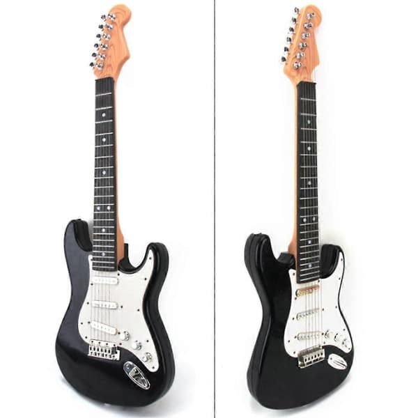 6 strängar musik elgitarr barn musikinstrument pedagogiska leksaker för barn Black