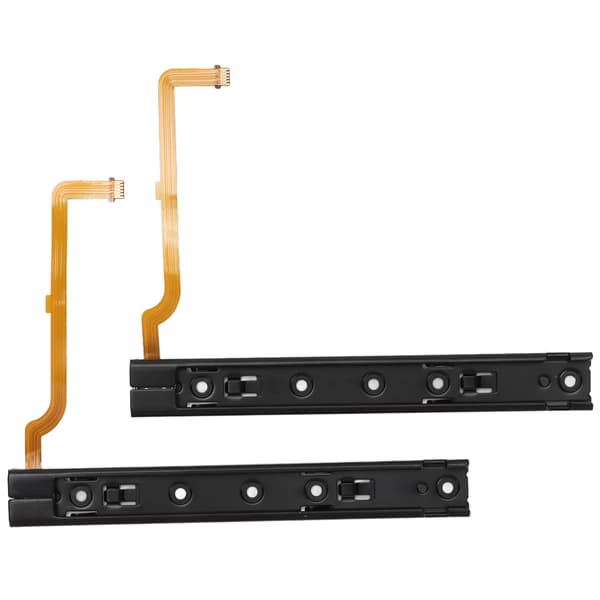 QM2107099 Vänster och Höger Sida Glidskena Metallfäste med Sensor Flexkabel Sidoskena för Switch