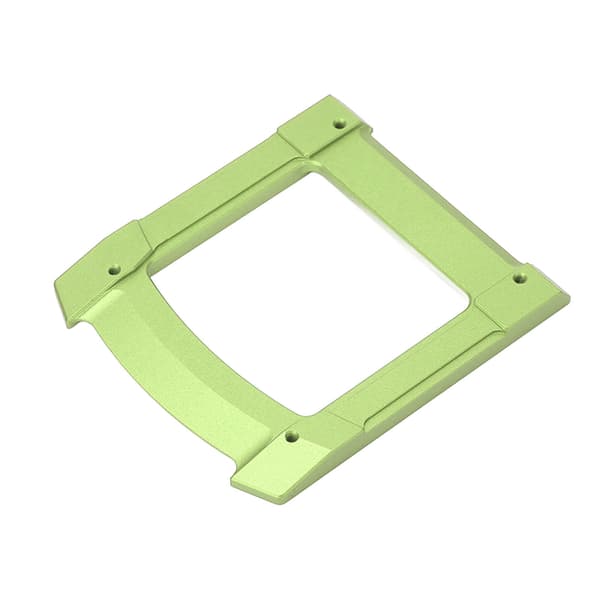 RC Glide Chassis Beskyttelse Armour Guard Aluminium Legering Tilbehørssæt Kit til 1/10 Biler Grøn
