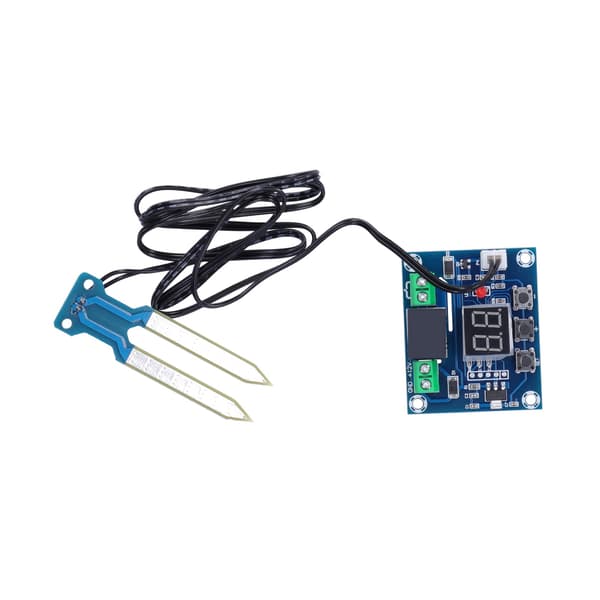 Fuktighetskontrollmodul Jordsensor Automatisk Vanning Digital Skjerm XH‑M214 DC12V