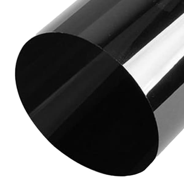Bilsolfilm til Vindue - Gennemsigtig Sort UV-Beskyttelse Varmeisolering Solfilm 50cmx2m