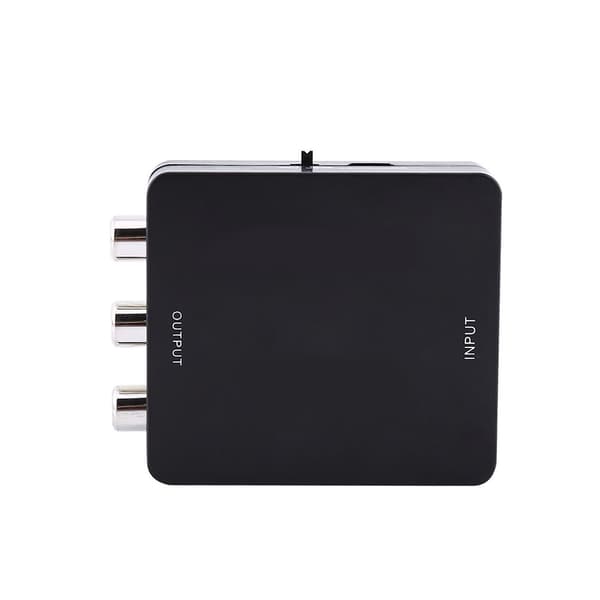 HD til RCA Composite Video Audio Converter 720p/1080p - Sort