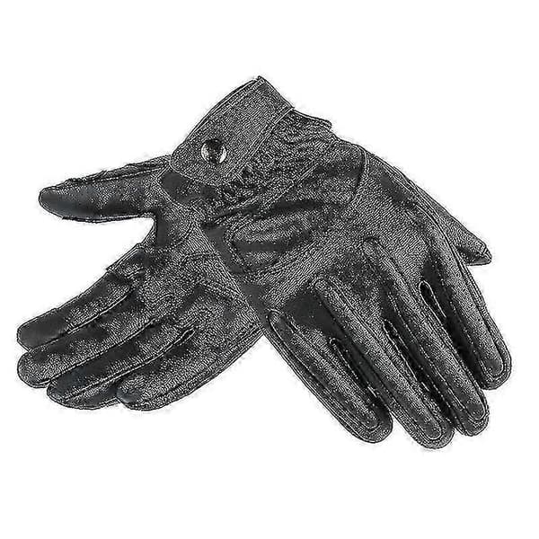 Herrehandsker i gedeskind med touchscreen-finger BLACK S